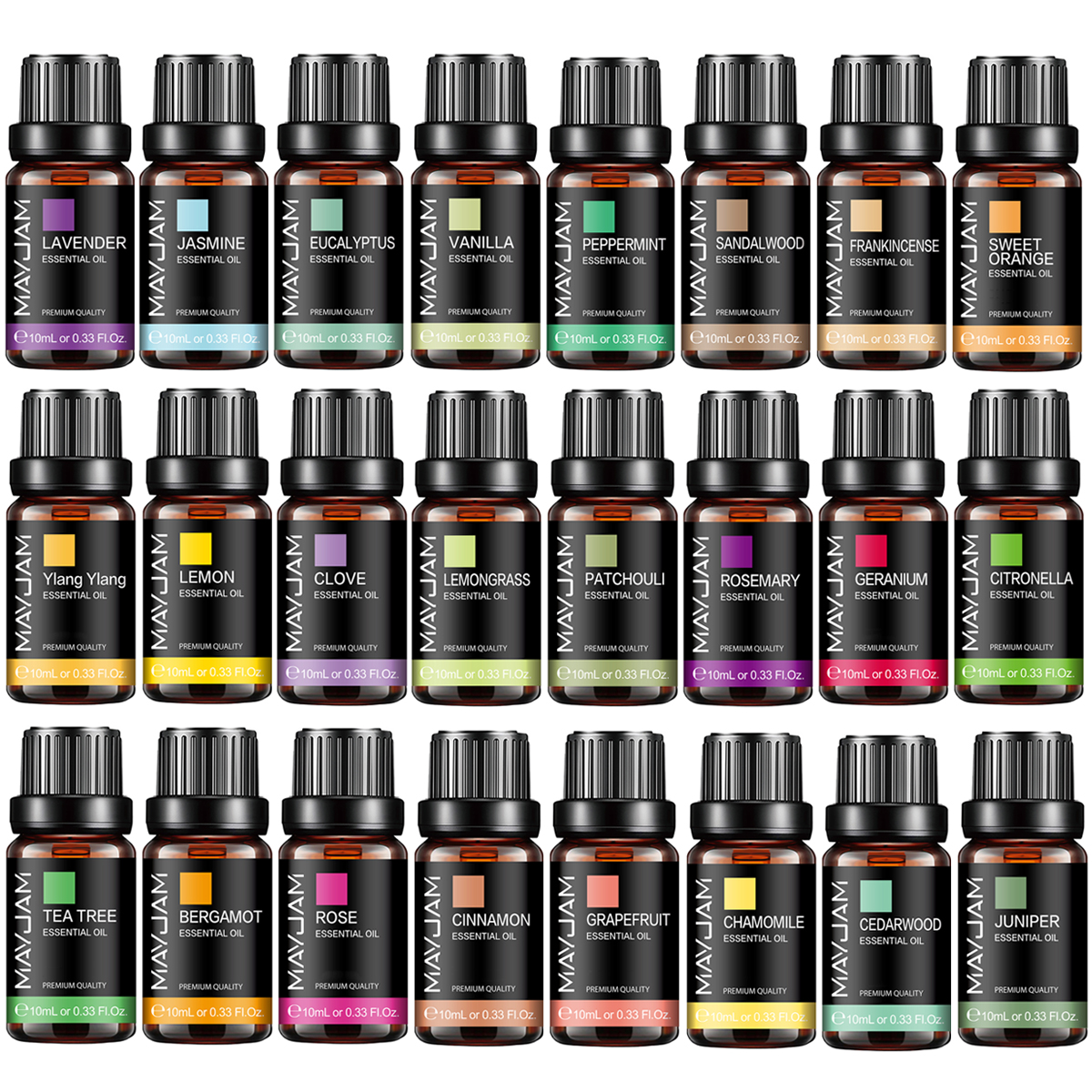 Perfume Fragrance Essence - MAYJAM 10ML Essential Oil Lavender Jasmine
