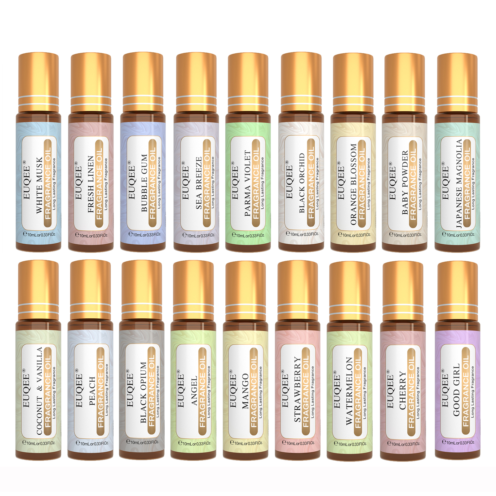 Musk White Oil - EUQEE 10ml Roller Fragrance Oil White