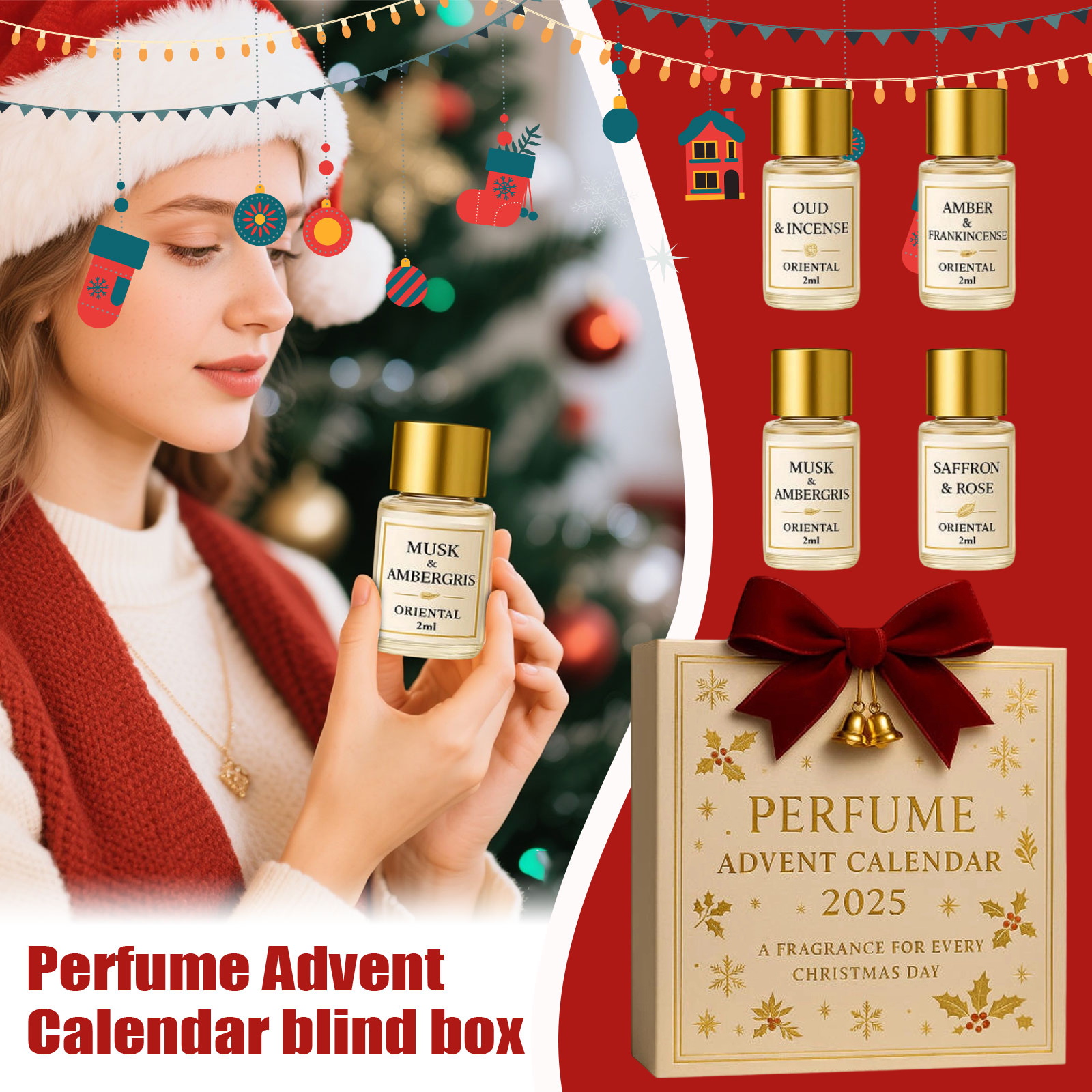 The Collection Perfume Fragrance - Christmas Advent Calendar 8ml Oriental Perfume