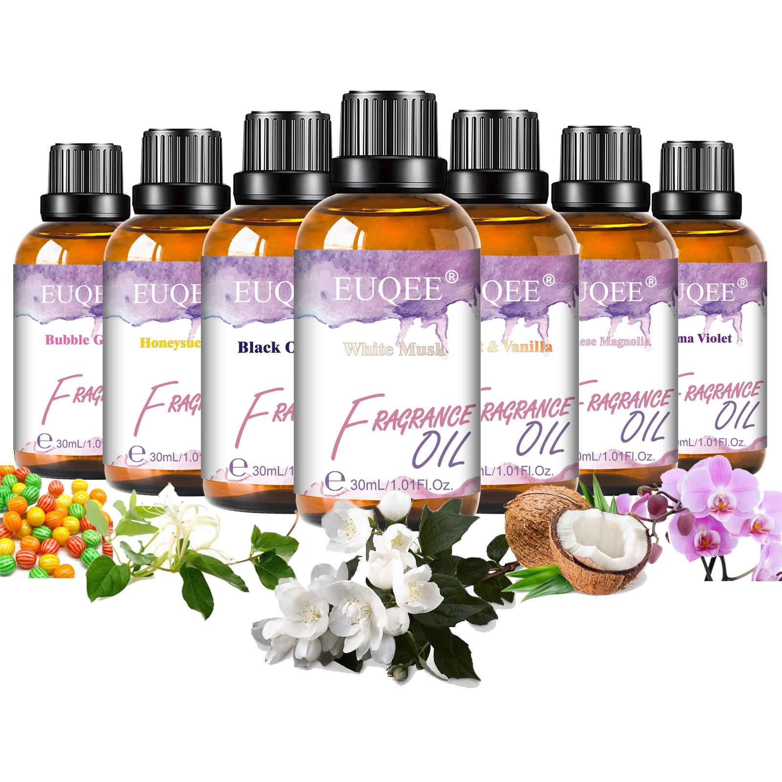 Musk White Oil - EUQEE 30ml White Musk Fragrance Oil