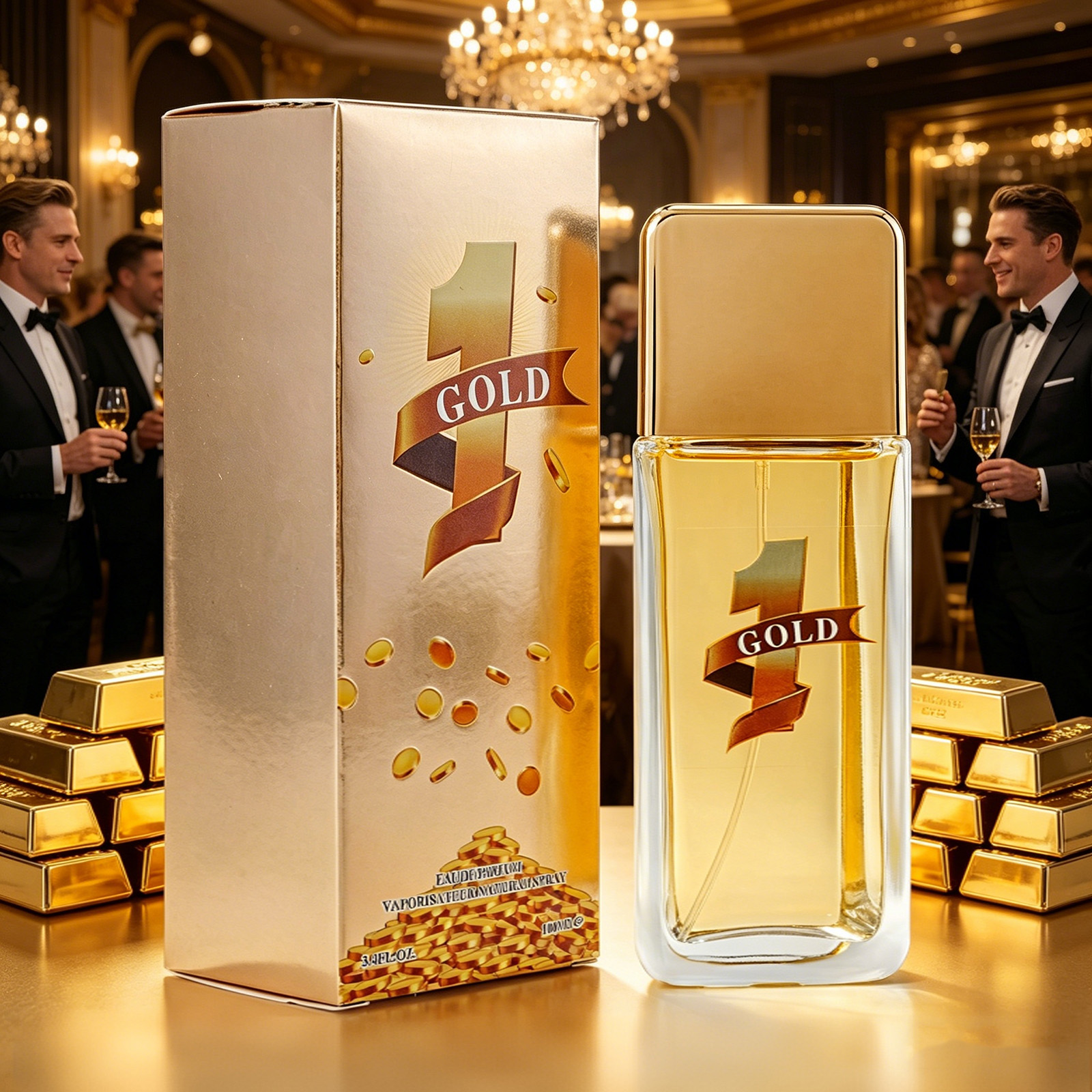 Perfume Fragrance Free - 1 GOLD 100ml Men's Perfume EDP