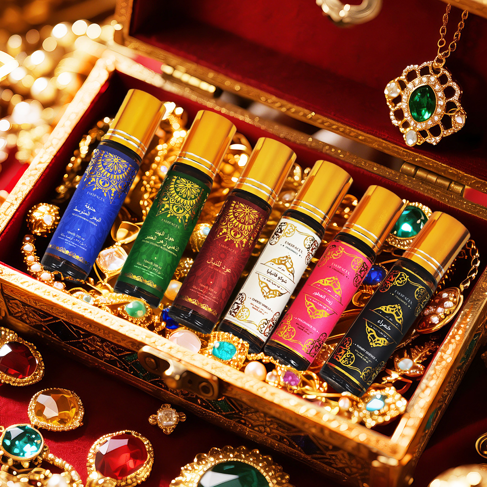 Perfume Fragrance Essence - 8PC/1PC 10ml Roller Essential Oils Eid