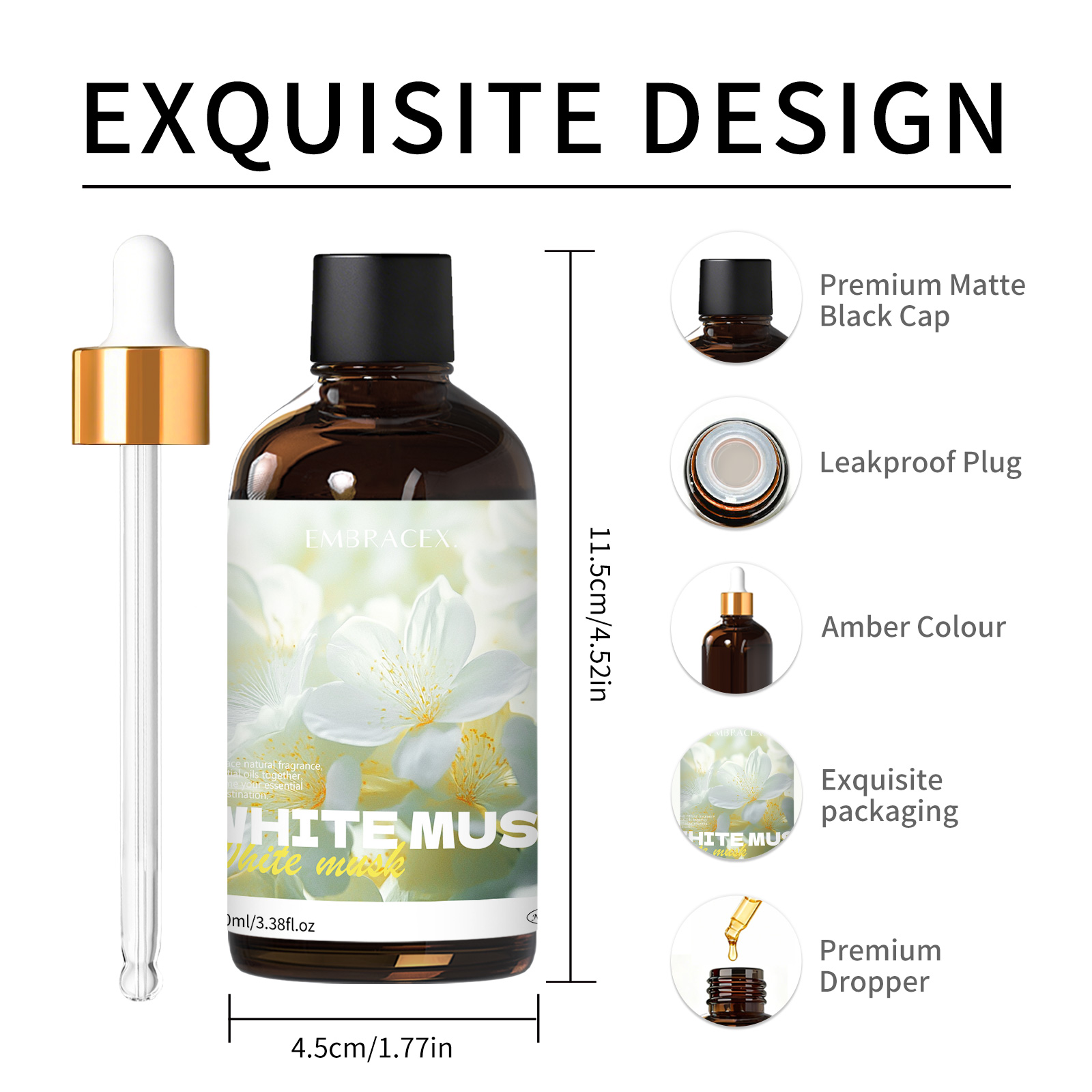 100ml White Musk Natural Plant - Musk White Oil avis et prix