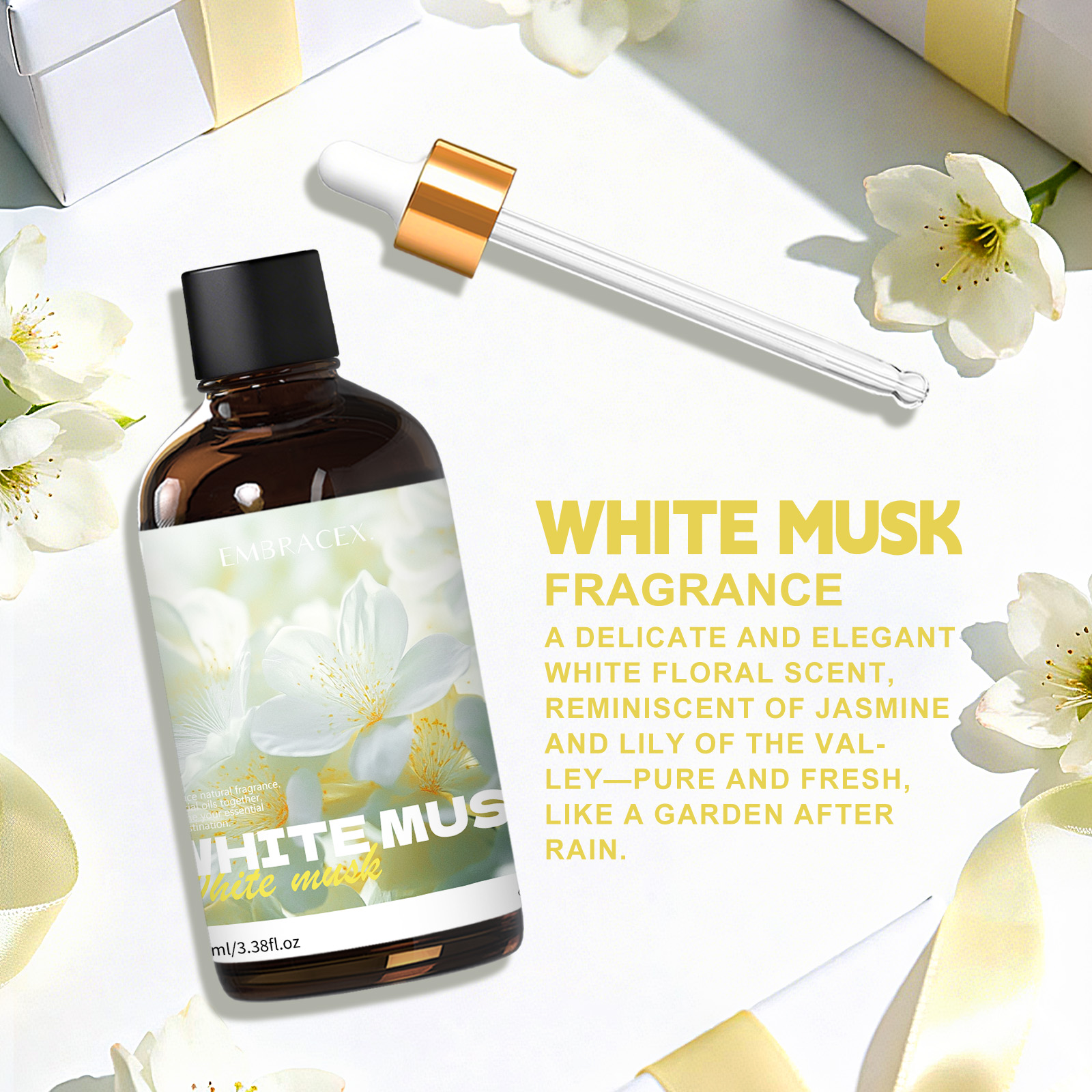 100ml White Musk Natural Plant - Musk White Oil avis et prix