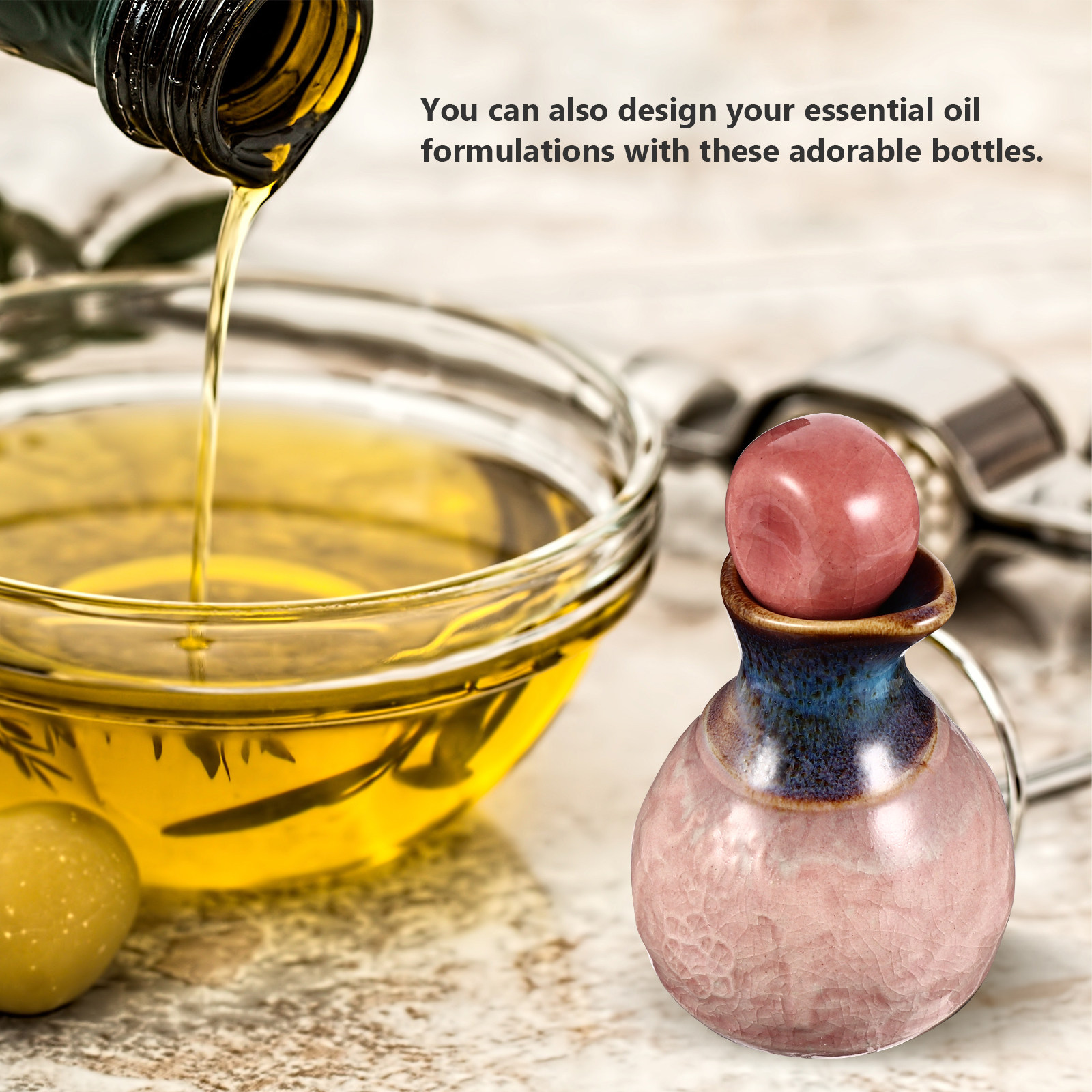 1 Set Ceramic Essential Oil Pe - Perfume Refill Bottle avis et prix