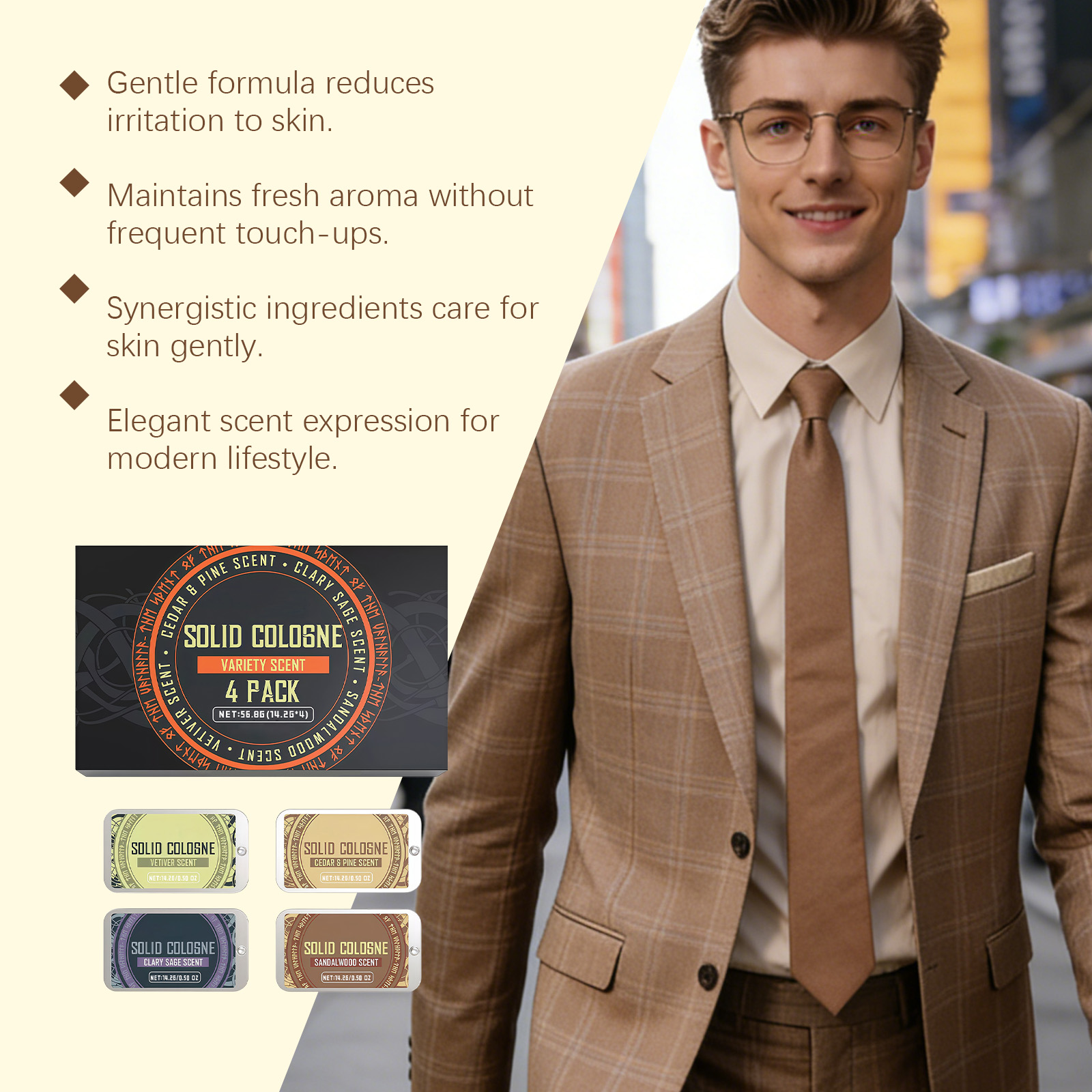 4In1 Pheromone Solid Cologne W - Perfume For Fragrance avis et prix