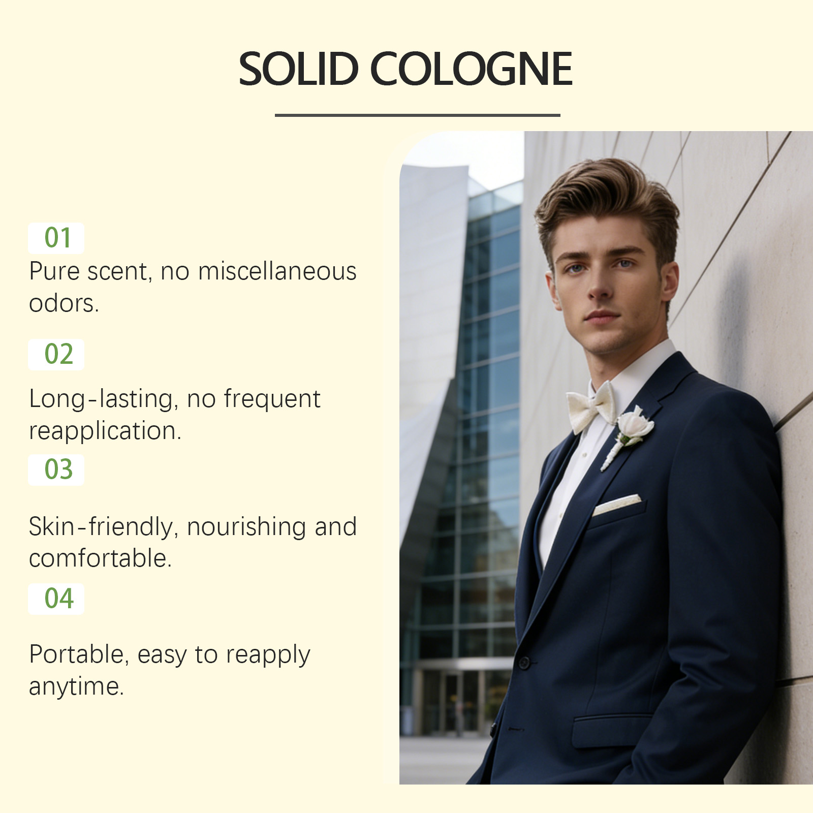 4In1 Pheromone Solid Cologne W - Perfume For Fragrance avis et prix