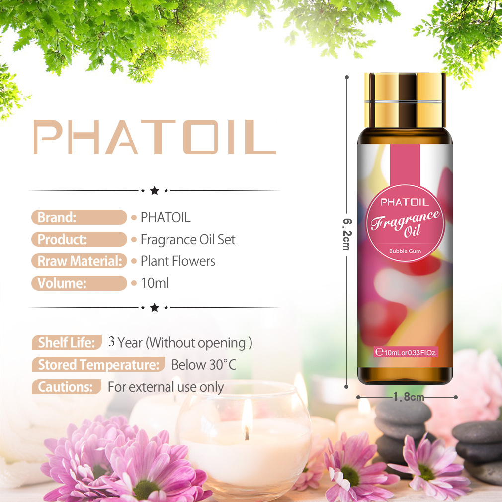 Phatoil 9pcs 10ml Fragrance Oi - Musk White Oil avis et prix