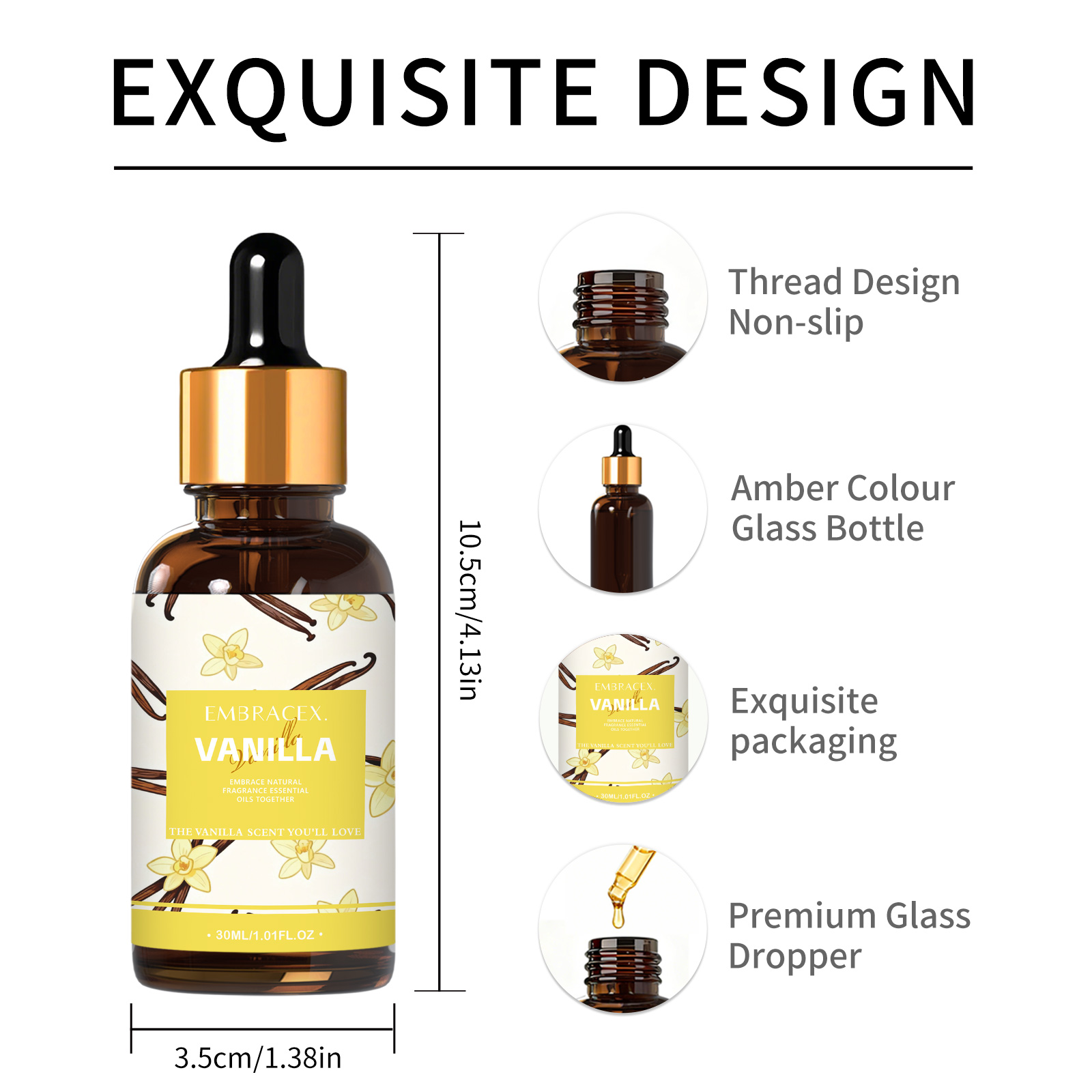 30ml Vanilla Essential Oil Per - Perfume Fragrance Essence avis et prix