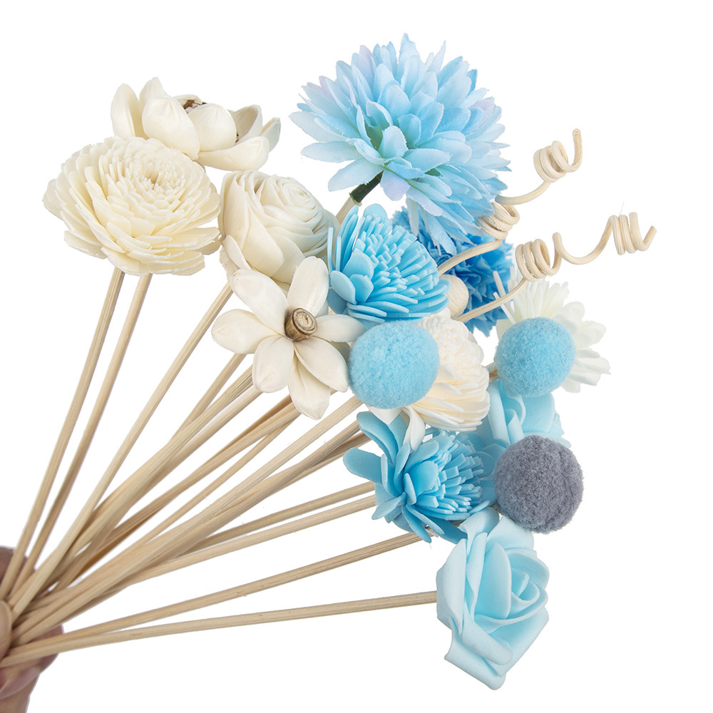 19pcs Bule Artificial Flower R - Perfume Fragrance Stick avis et prix