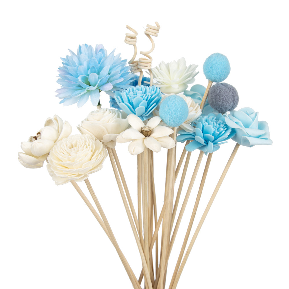 19pcs Bule Artificial Flower R - Perfume Fragrance Stick avis et prix
