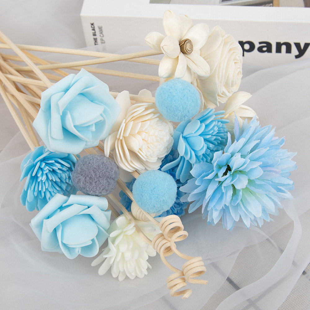 19pcs Bule Artificial Flower R - Perfume Fragrance Stick avis et prix