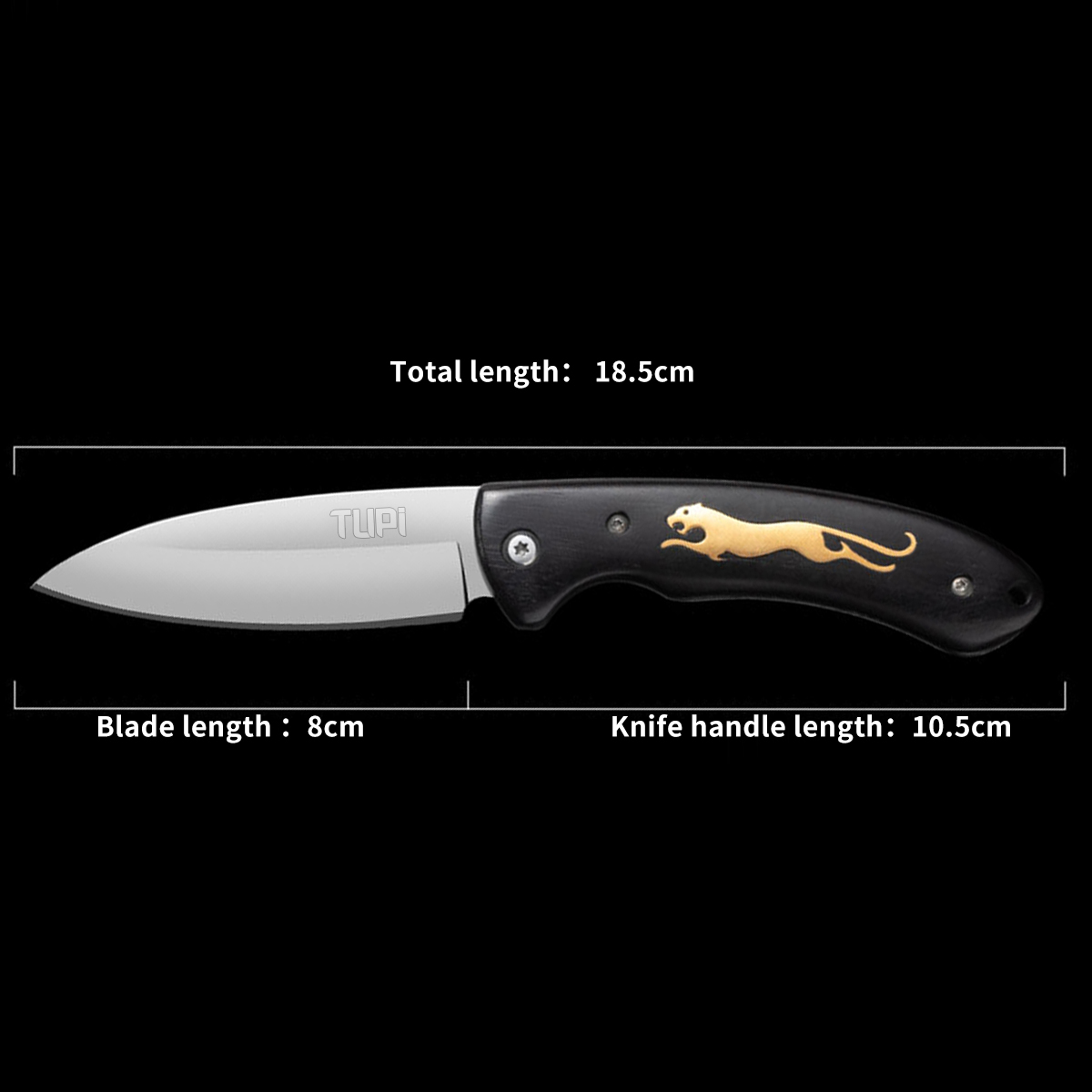 TUPI Folding Blade Knife Handm - Oud Wood Chip avis et prix