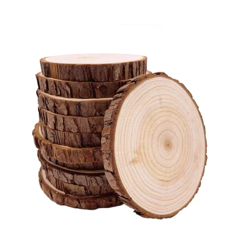 Unfinished natural wood slices - Oud Wood Chip avis et prix