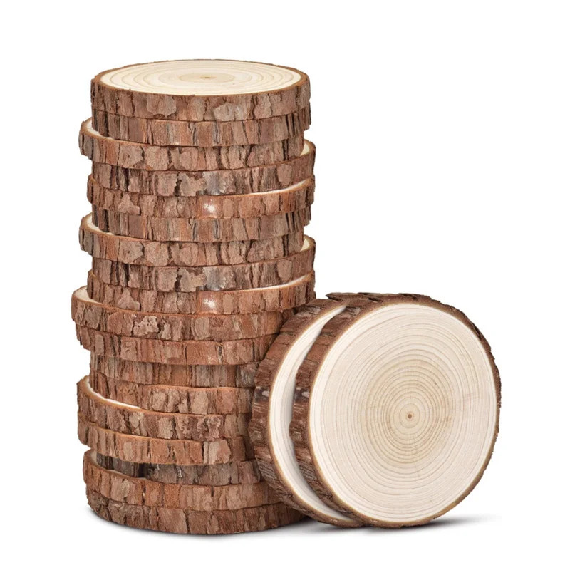 Unfinished natural wood slices - Oud Wood Chip avis et prix