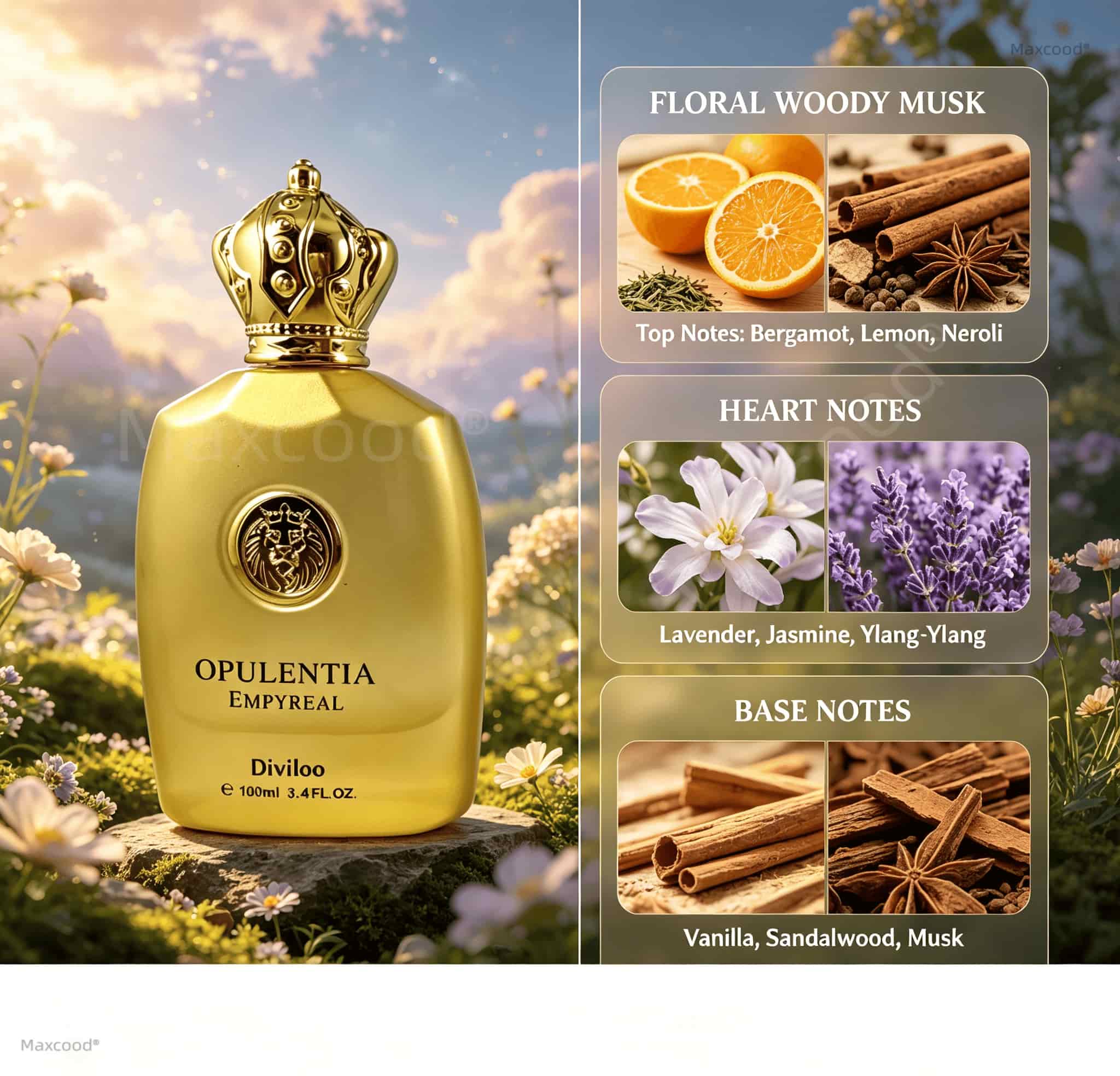 Floral, woody, and musky notes - Perfume Fragrance Man avis et prix