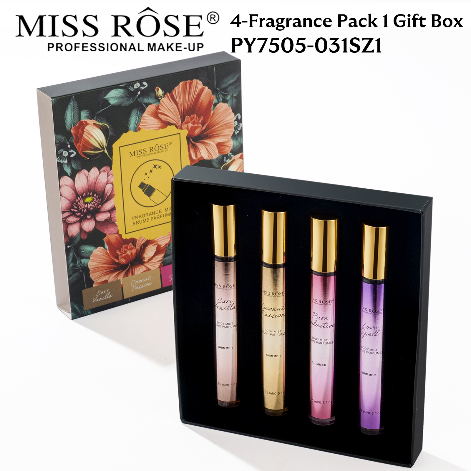 MISS ROSE Unisex Perfume Fruit - Perfume Fragrance Gift Set avis et prix
