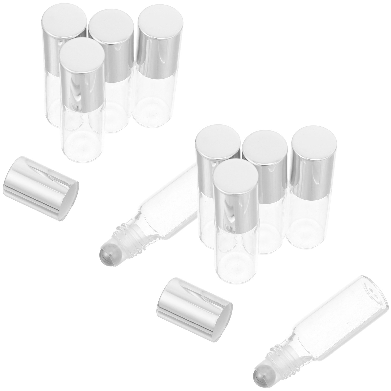 10Pcs 5Ml Glass Roller Bottles - Perfume Refill Bottle avis et prix