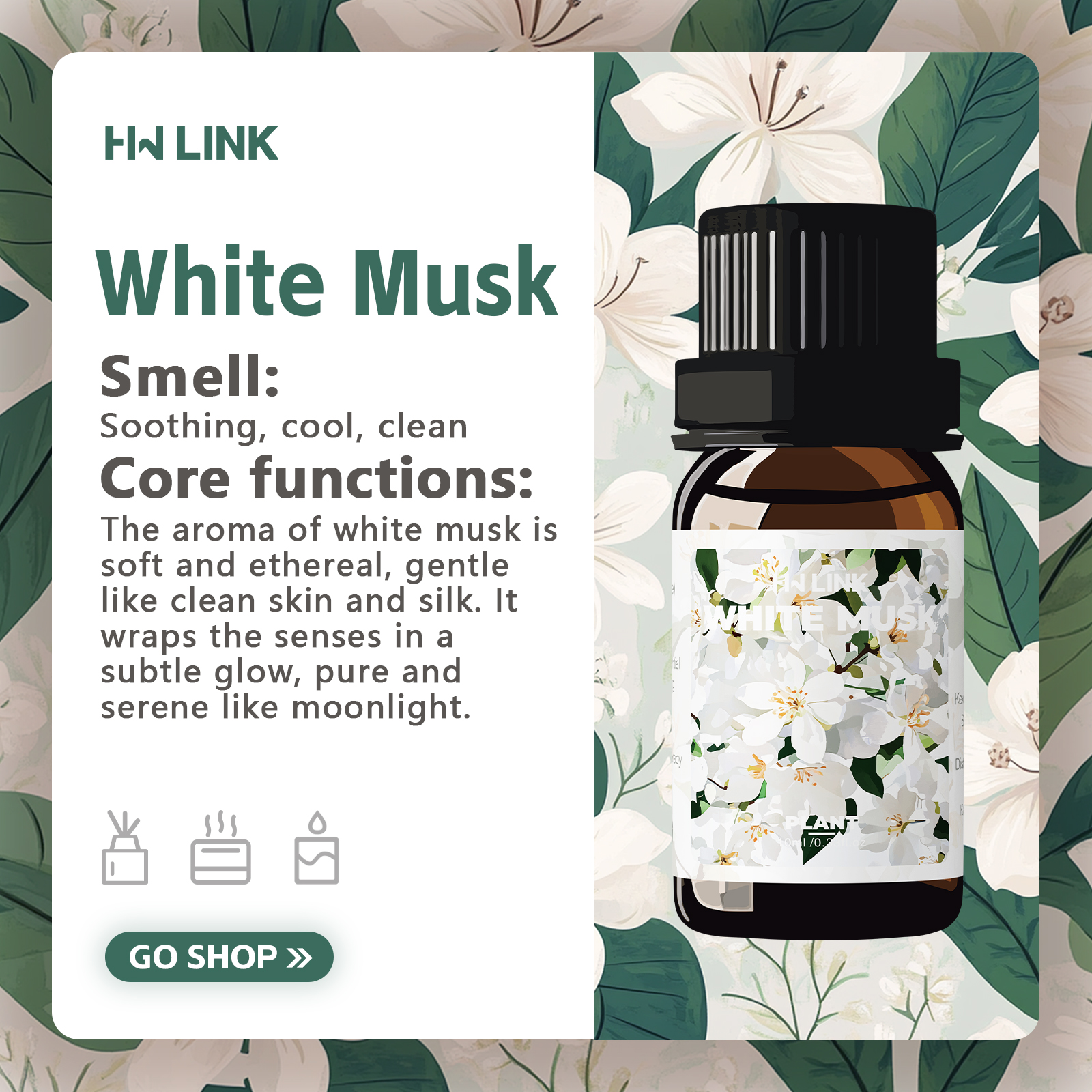 White Musk Essential Oils 10ml - Musk White Oil avis et prix