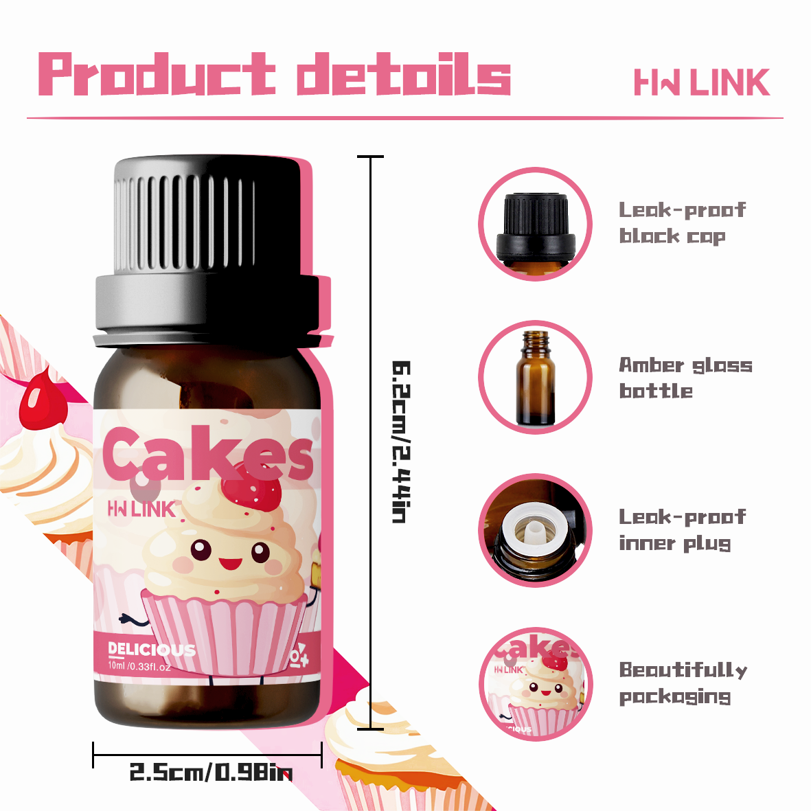 10ml Cakes Essential Oils Perf - Perfume Fragrance Essence avis et prix
