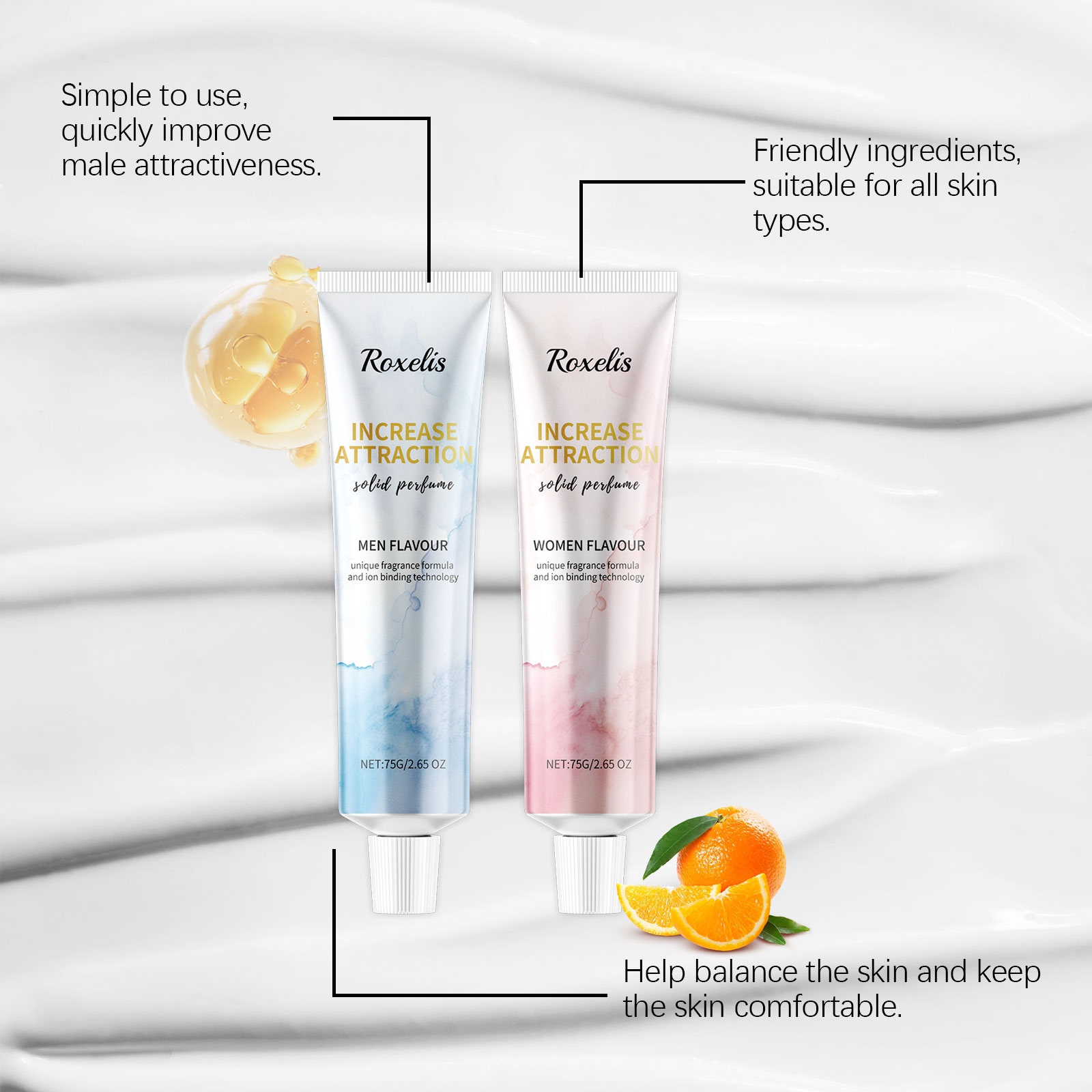 75g Woody Citrus Perfume Stick - Perfume Fragrance Stick avis et prix