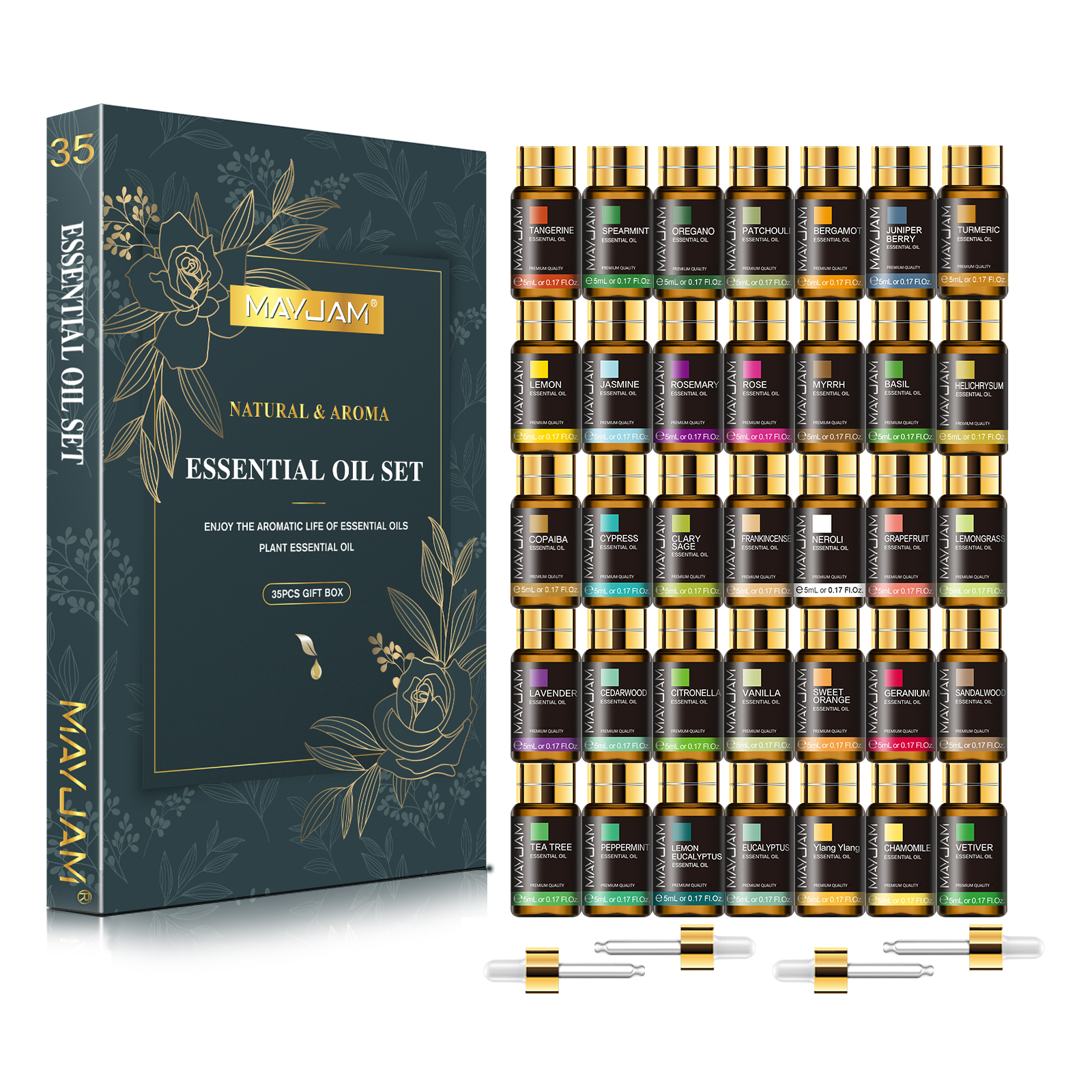 MAYJAM 35 Bottles Aromatherapy - Perfume Fragrance Essence avis et prix