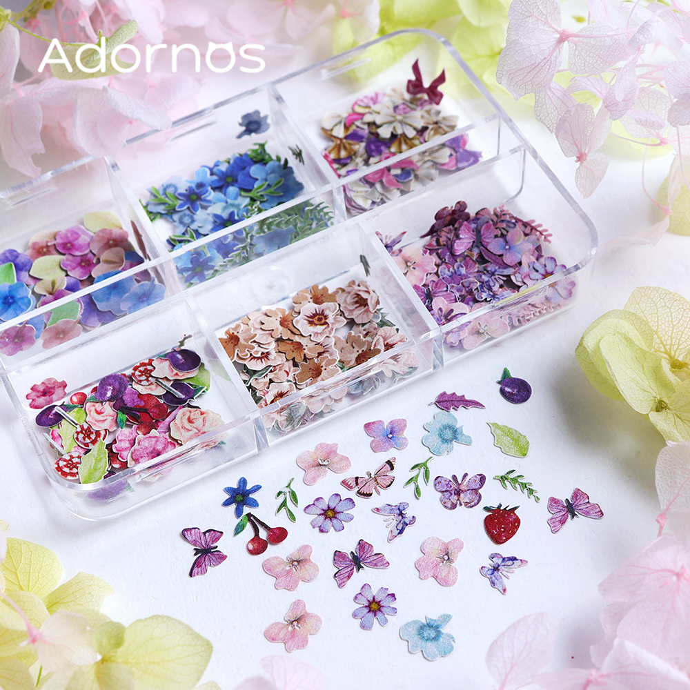 180pcs/box Wood Pulp Flowers C - Oud Wood Chip avis et prix