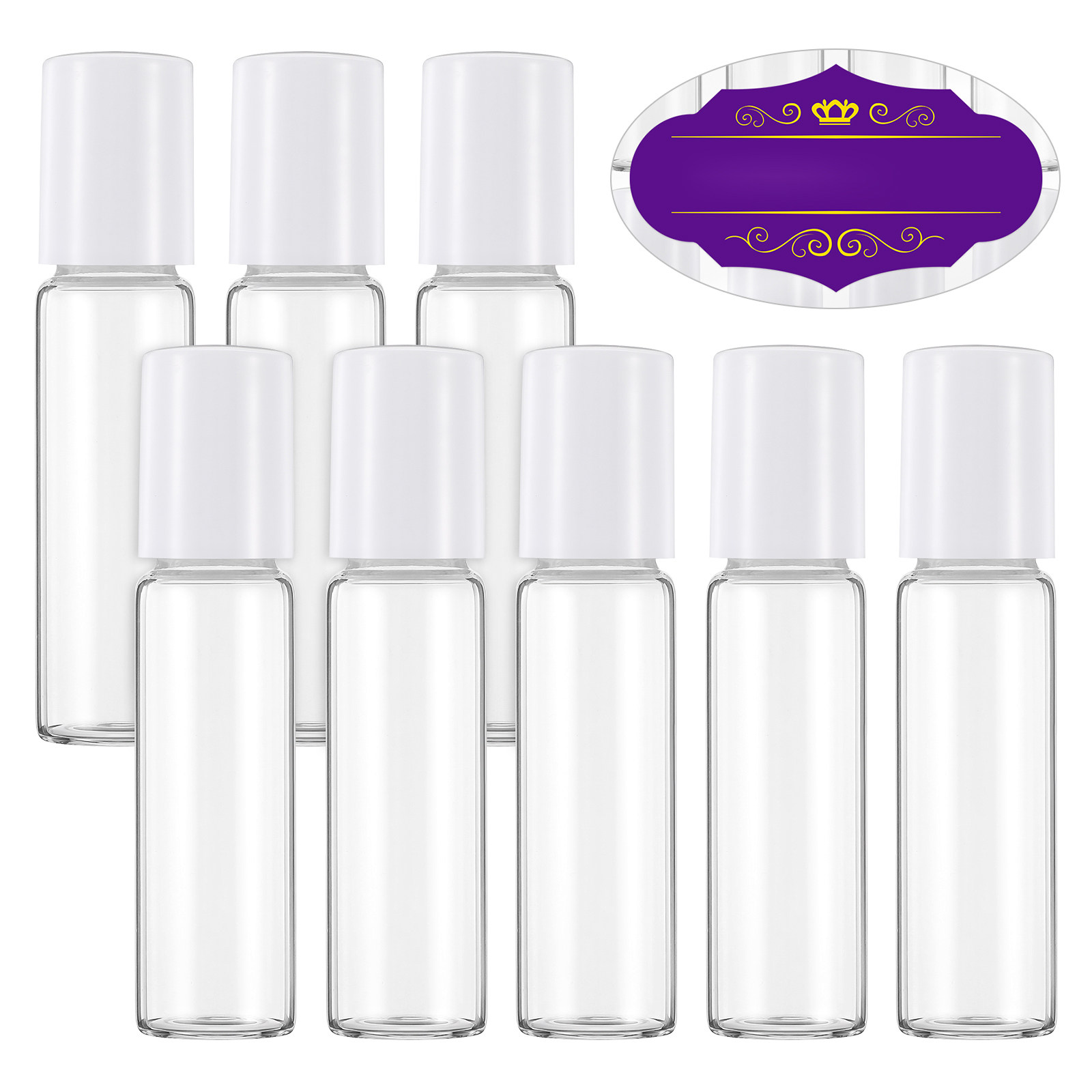 12Pcs 10Ml Glass Roller Bottle - Perfume Refill Bottle avis et prix