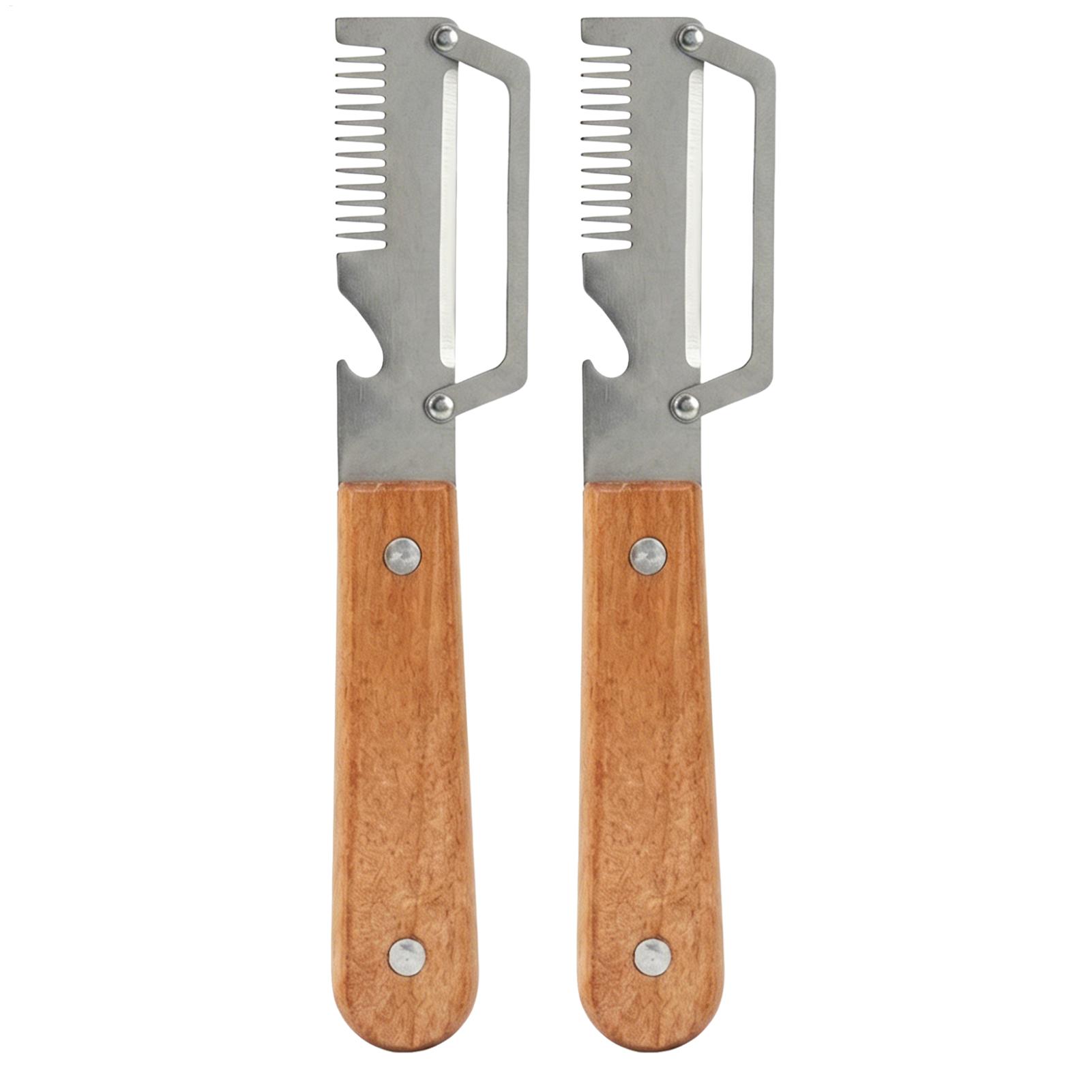 Vegetable Peelers 2Pcs Stainle - Oud Wood Chip avis et prix