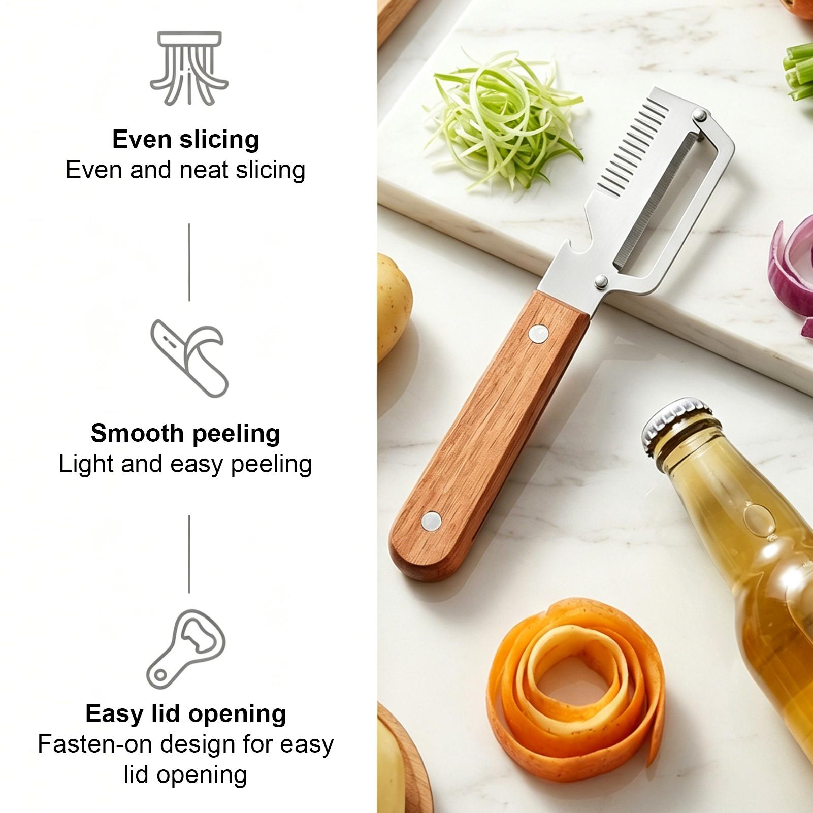 Vegetable Peelers 2Pcs Stainle - Oud Wood Chip avis et prix