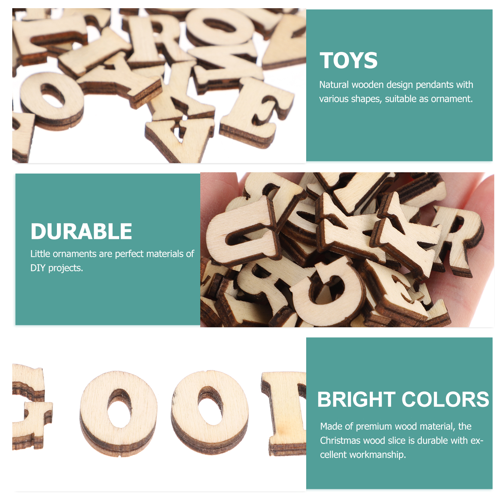 100pcs DIY Doodle Educational  - Oud Wood Chip avis et prix