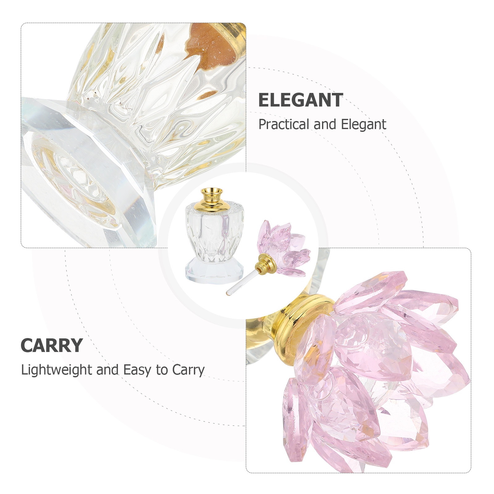Exquisite Crystal Perfume Bott - Perfume Refill Bottle avis et prix