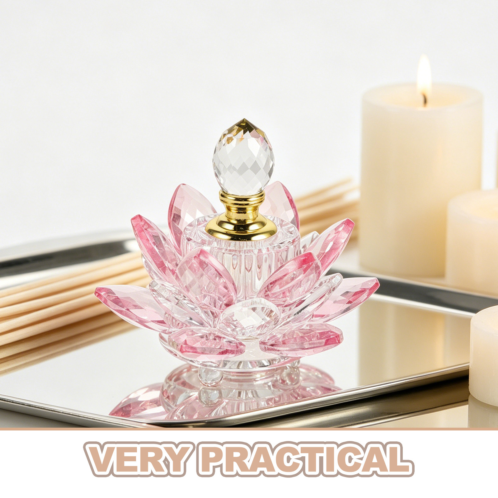 Crystal Lotus Flower Perfume B - Perfume Refill Bottle avis et prix