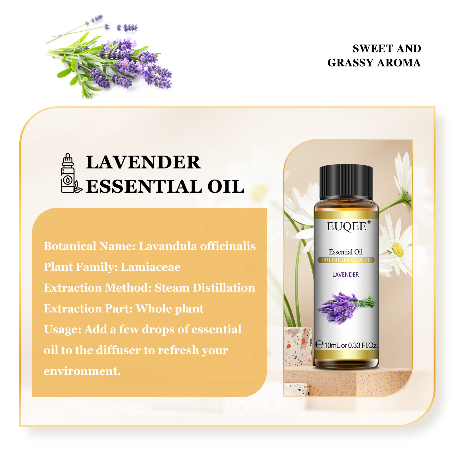 EUQEE 10ml Pure Natural Essent - Perfume Fragrance Essence avis et prix