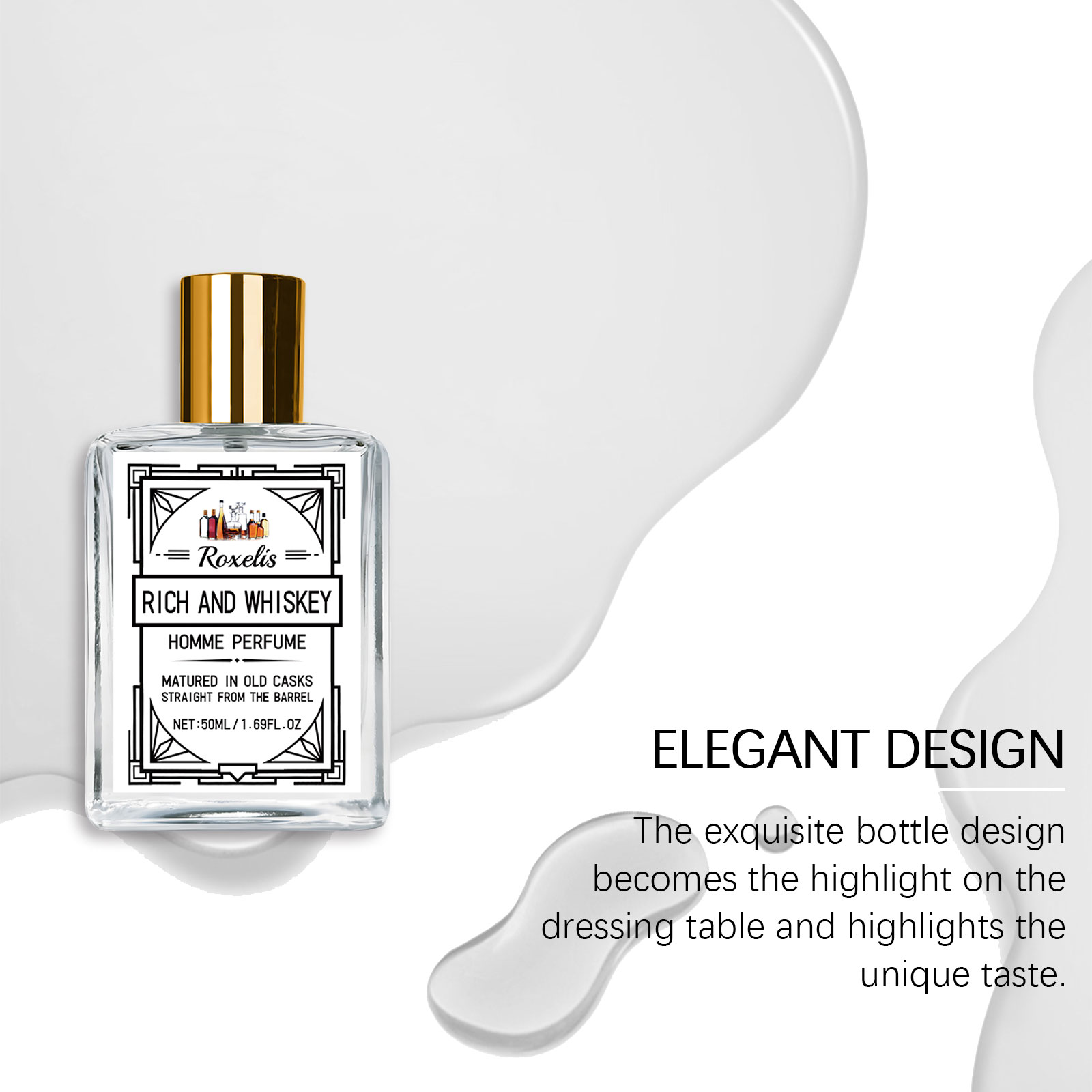 Roxelis 50ml Charm Whisky Men' - Perfume Fragrance Man avis et prix