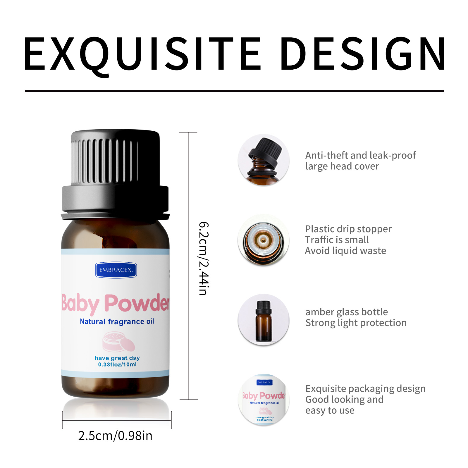 10ml Baby Powder Essential Oil - Perfume Fragrance Essence avis et prix