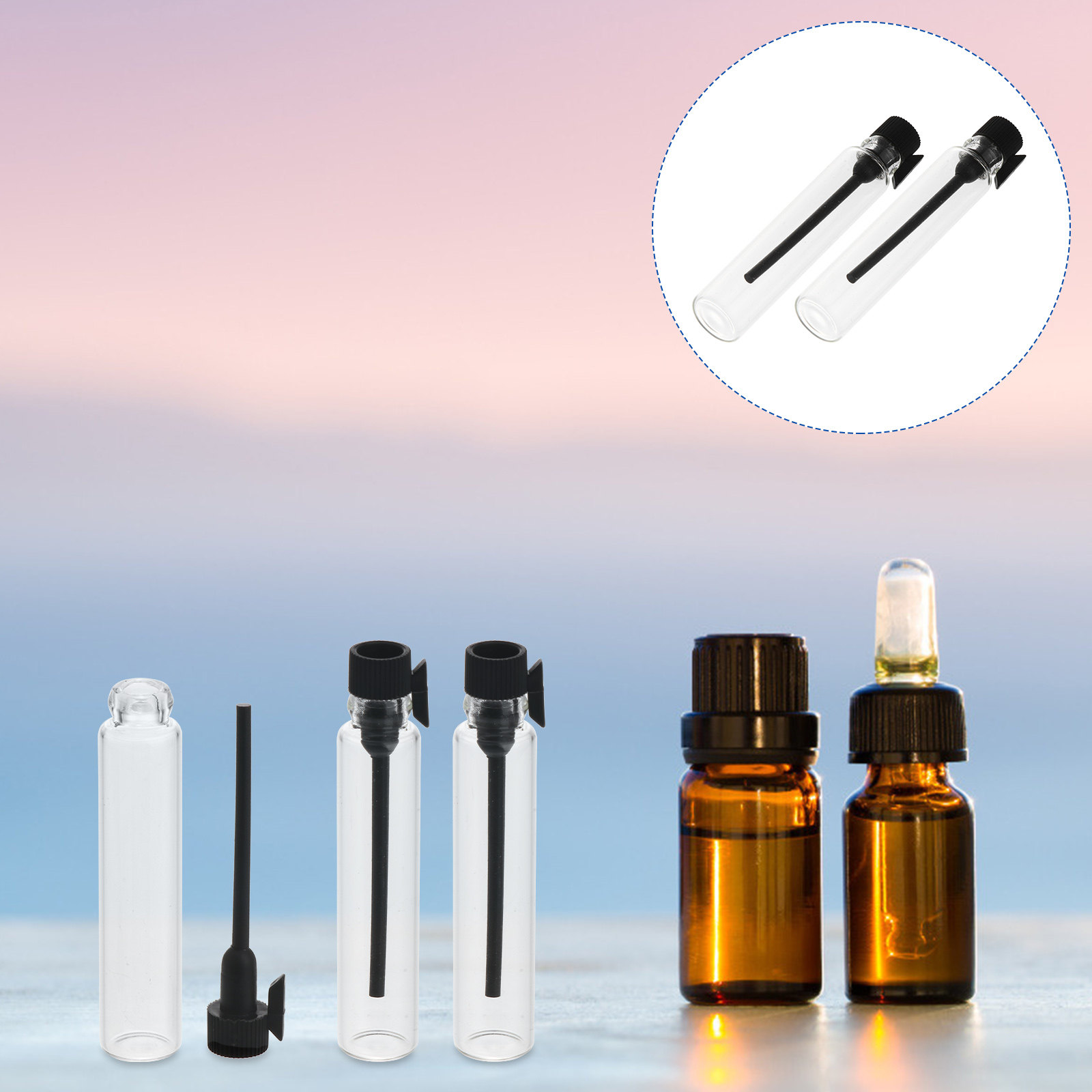 50Pcs 2Ml Essential Oil Bottle - Perfume Refill Bottle avis et prix