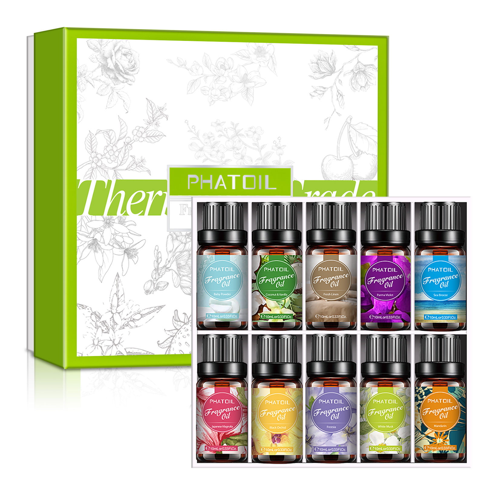 PHATOIL 10PCS Fragrance Oil Se - Musk White Oil avis et prix