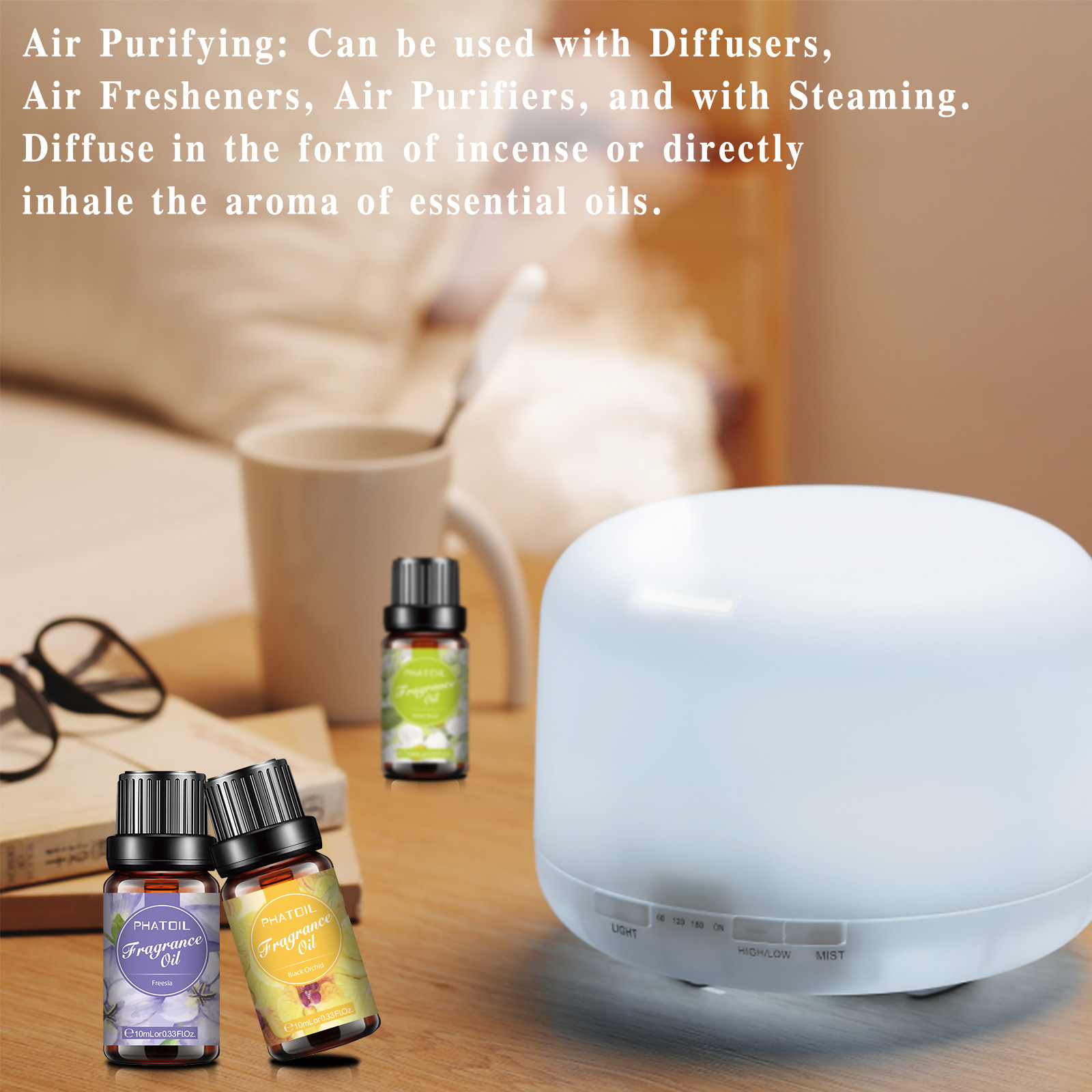 PHATOIL 10PCS Fragrance Oil Se - Musk White Oil avis et prix