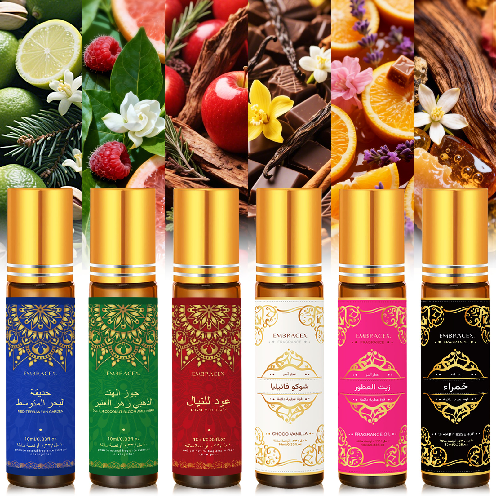 8PC/1PC 10ml Roller Essential  - Perfume Fragrance Essence avis et prix