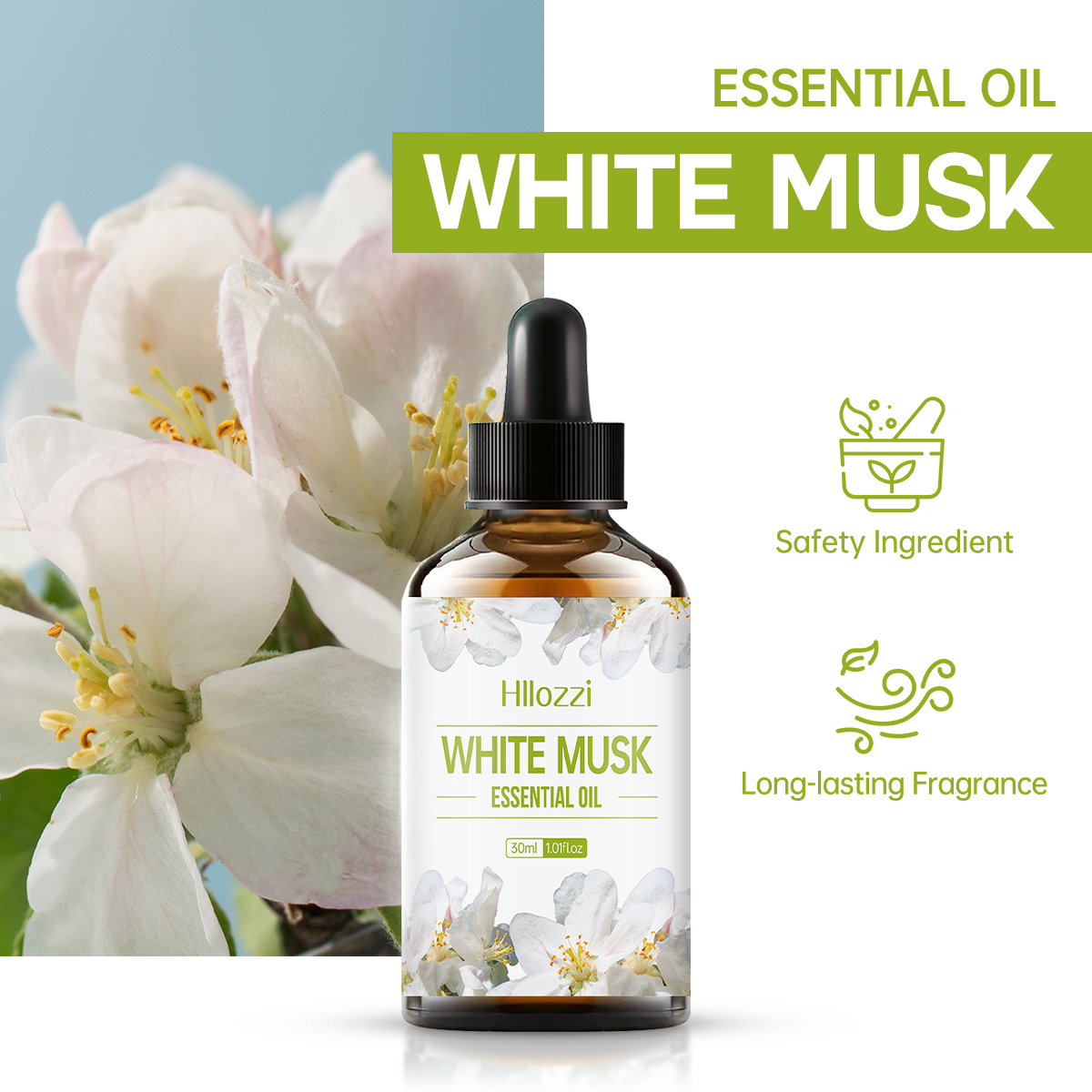 100ml-60ml-30ml WHITE MUSK,Sui - Musk White Oil avis et prix